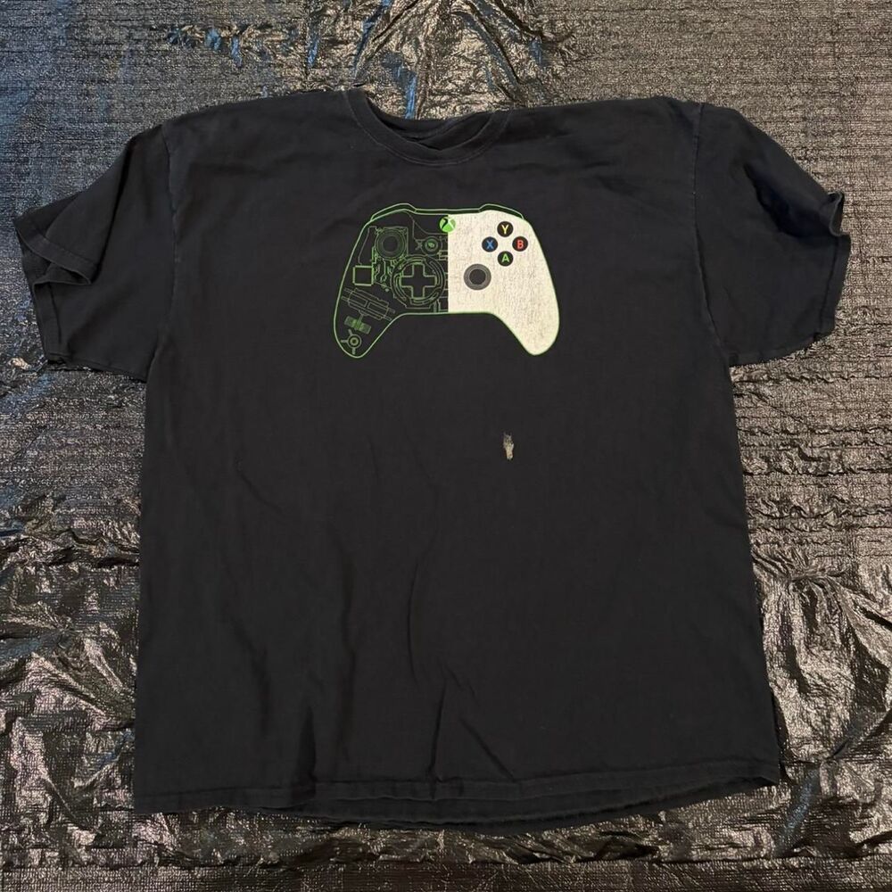 Xbox Men's Black and Navy T-shirt